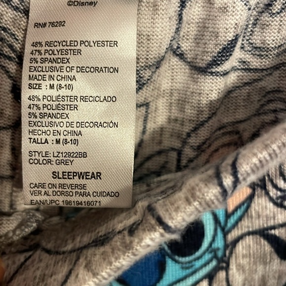 Disney Stitch Sleep Shorts in Gray | M - Picture 5 of 7